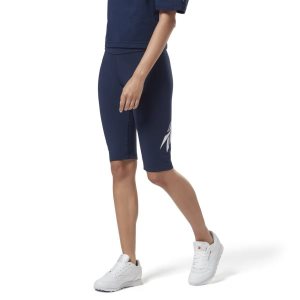 Reebok Classic Vector Tights Damen - Navy - DE 948-XBJ